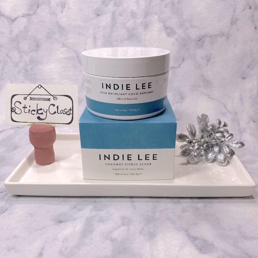 Indie Lee Beauty-Coconut Citrus Scrub Sugarcane & Lemon Balm-Full226.8 g-BOX-NEW